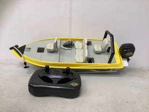 Nitro RC Fishing Boat, Untested, E-Comm Return