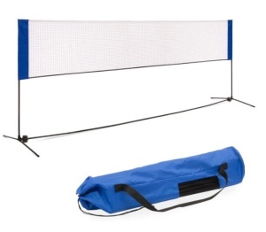 Portable Freestanding Volleyball, Tennis, Badminton Net - 12.5ft