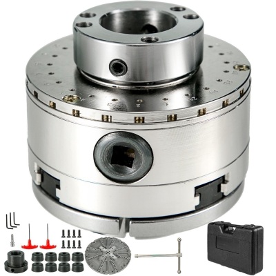 Wood Lathe Chuck Kit Wood Turning Chuck 4" Self-centering Lathe Accessory Set. NEW