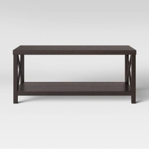 Threshold Owings Rectangle Coffee Table in Espresso Finish. Appears New