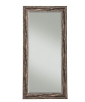 Martin Svensson Home&nbsp;Oversized Black Plastic Beveled Glass Full-Length Classic Mirror (65 in. H X 31 in. W). Appears New