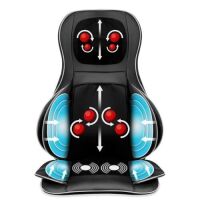 Air Compression Shiatsu Neck & Back Massager Seat w/ Heat, Rolling Massage