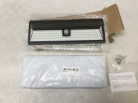 Lot of (2) New 12-inch Solar LED Outdoor Lights with Motion
