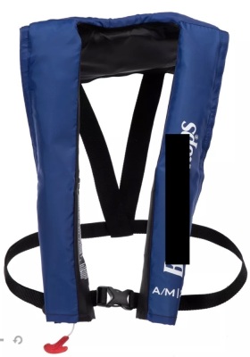 AM24 Auto/Manual Adult Inflatable Life Vest, E-Comm Return