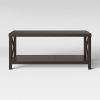 Threshold Owings Rectangle Coffee Table in Espresso Finish. Appears New