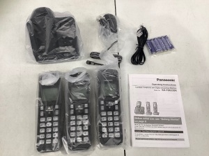 Panasonic Cordless Phone Kit, Untested, E-Comm Return