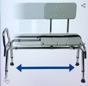 DMI, Tub Transfer Chair, Shower Chair, Adjustable, Like New, Retail - $43.52