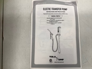 Electric Transfer Pump, Untested, E-Comm Return