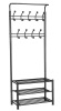 Metal Entryway Coat Rack w/ Shoe Bench, Will Vary From Stock Photo, E-Comm Return