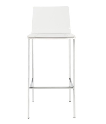 Pottery Barn, Paige Bar Stool, Set of 2, Brushed Aluminum, Like New, Retail - $1,229