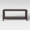 Threshold&nbsp;Owings Rectangle Coffee Table in&nbsp;Espresso Finish. Appears New