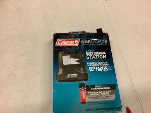 Coleman 2 Port Quick Charging Station, Untested, Ecommerce Return