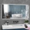 BYECOLD Smart Bathroom Vanity Mirror with Bluetooth, Anti-Fog