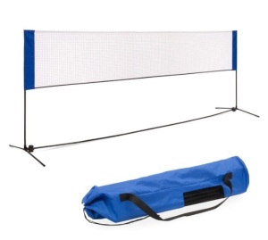 Portable Freestanding Volleyball, Tennis, Badminton Net - 12.5ft