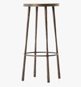 Pottery Barn, Estrada Mertal Bar Stool, Antique Brass, Like New, Retail - $449