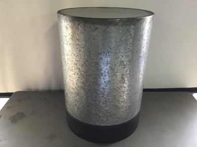 Threshold, Galvanizedf Drum End Table, New, Retail - $69.99