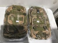 Lot of (2) Camouflage Backpacks
