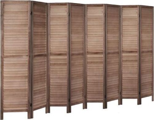 8-Panel Room Divider, 10.5x5.6ft