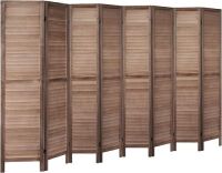 8-Panel Room Divider, 10.5x5.6ft