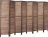 8-Panel Room Divider, 10.5x5.6ft