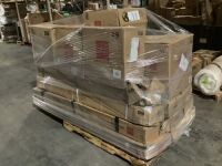 Pallet of (10) Cantilever Umbrellas & (10) Cantilever Umbrella Bases - Uninspected
