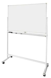 ShowMaven Double-Sided Standing Whiteboard with Wheels