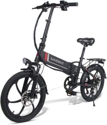 20" Folding 350W Electric Commuter Bike with 48V 10.4AH Removable Battery