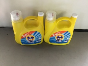 Tide, Simply Clean/fresh, detergent, 128oz, LOT of 2, Retail - $11.99