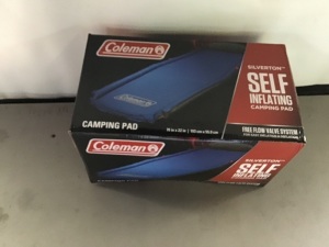 Coleman, Silverton, Self-Inflating Camping Pad, Blue, New, retail - $29.99