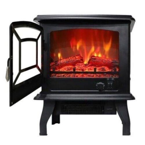 Ktaxon Small Electric Fireplace Indoor Heater&nbsp;16.5x8.6x20in
