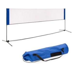 Portable Freestanding Volleyball, Tennis, Badminton Net - 12.5ft