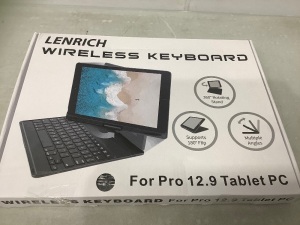 Lenrich Wireless Keyboard, Powers Up, Appears new