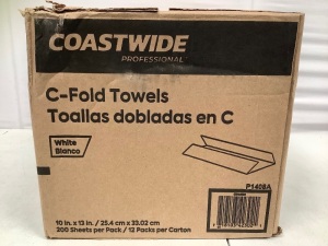 Coastwide C-Fold Paper Towels, Appears new