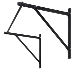 Wall-Mounted Home Gym Fitness Workout Pull-Up Bar/ 330lbs Cap - 50in