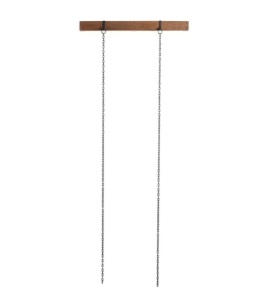 Pottery Barn,Hanging Picture Frame Rail, Bronze, 3', 2 Chains, Like New, Retail - $99