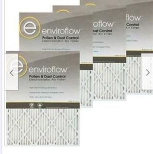 Enviroflow 20X21X1A (Actual Size) Pollen and Dust Control (4 Pack), New, Retail - $26.39