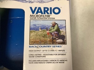 Vario Microfilter Water Filtration System, Untested, E-Comm Return