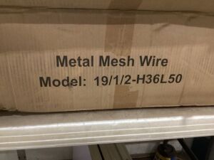Tooca Metal Mesh Wire 93x21x21cm