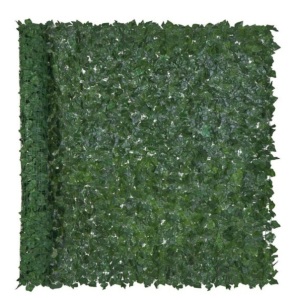 Outdoor Faux Ivy Privacy Screen Fence, 96x72in