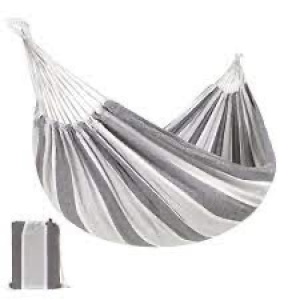 2-Person Brazilian-Style Double Hammock w/ Portable Carrying Bag