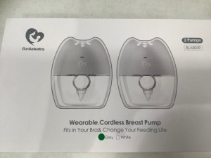 Bellababy Wearable Cordless Breast Pump, Untested, Appears new