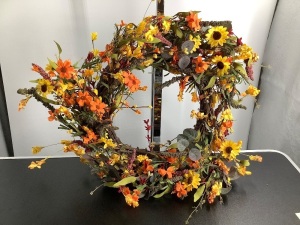 Floral Wreath, Appears New