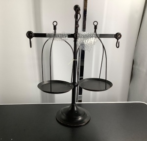 Farmhouse Vintage Scale Candleholder, Appears New