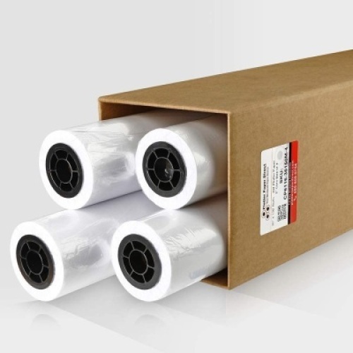 PlotterPaperDirect CAD Paper Rolls, 36&rsquo;&rsquo; x 150&rsquo;, 20 lb. Uncoated 96 Bright White Paper on a 2&rsquo;&rsquo; Core, 75 GSM Plotter Paper For Engineers, Architects, Copy Service Shops w/ Inkjet Printers, 4 Pack - Appears New in Damaged Box&nbsp;