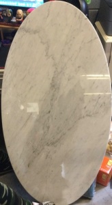 Marble Table Top, 24"x46", No Base, Appears New