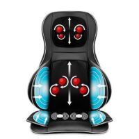 Air Compression Shiatsu Neck & Back Massager Seat w/ Heat, Rolling Massage