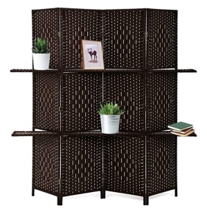 Room Divider with Removable Shelves, Appears new