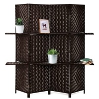 Room Divider&nbsp;with Removable&nbsp;Shelves, Appears new