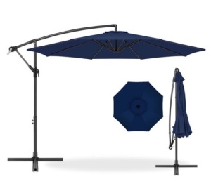 Offset Hanging Patio Umbrella - 10ft, Navy Blue