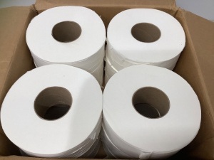 Coastwide, Jumbo Roll Bath Tissue, Lot of 12 Rolls, E-Comm ret.